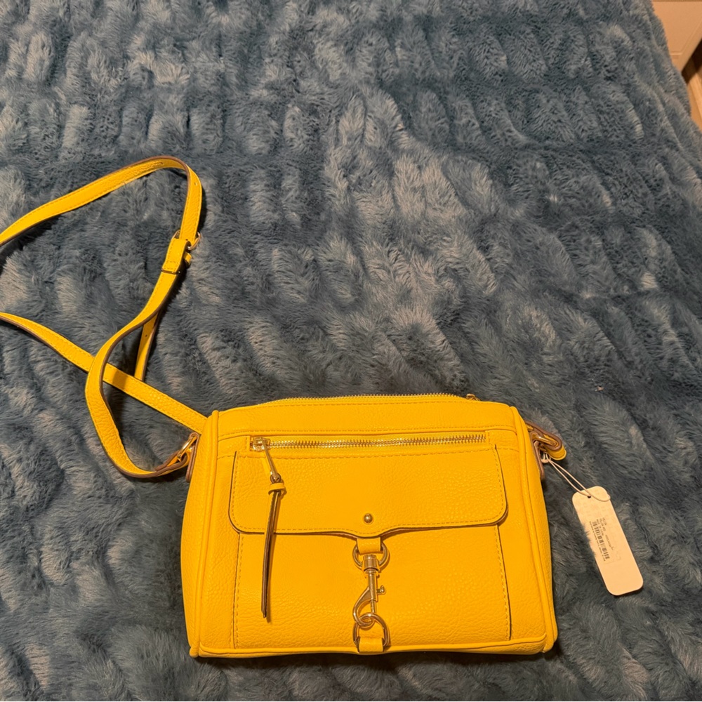 NWT Charming Charlie Yellow Crossbody Bag
